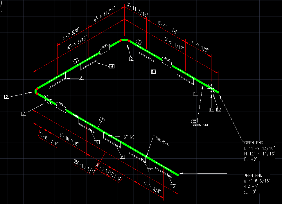 autocad iso drawing